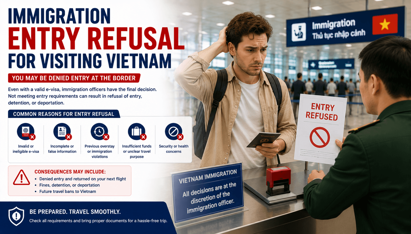 Entry Refusal Immigration Entry Refusal for Visiting Vietnam