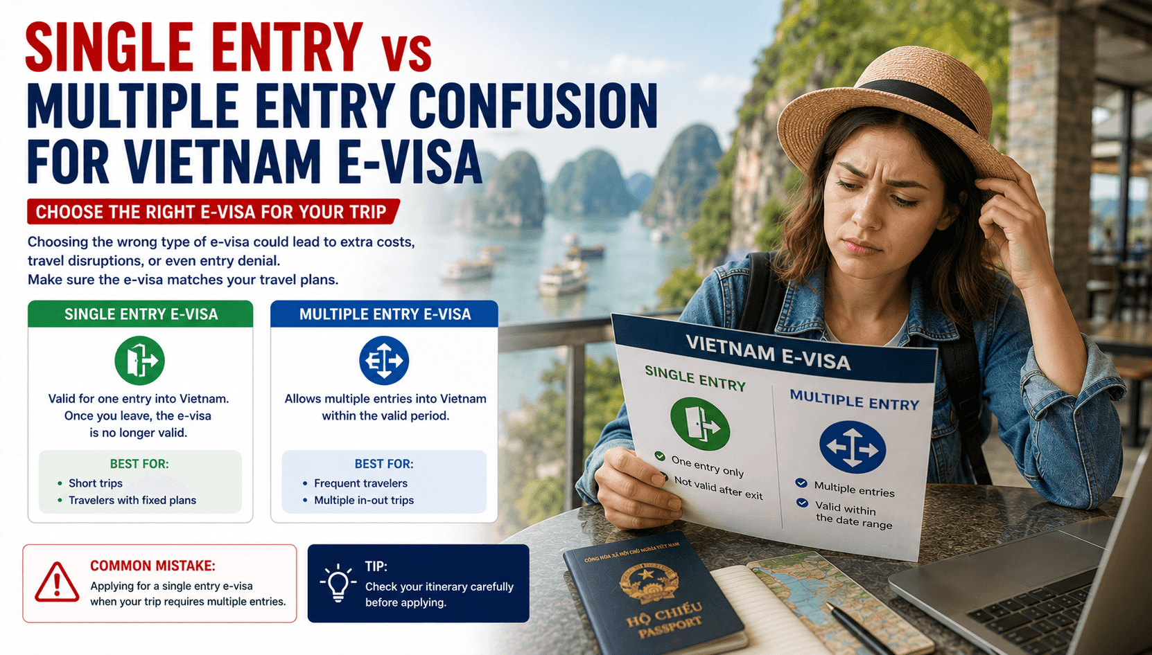 Single Entry vs Multiple Entry Confusion for Vietnam E-Visa